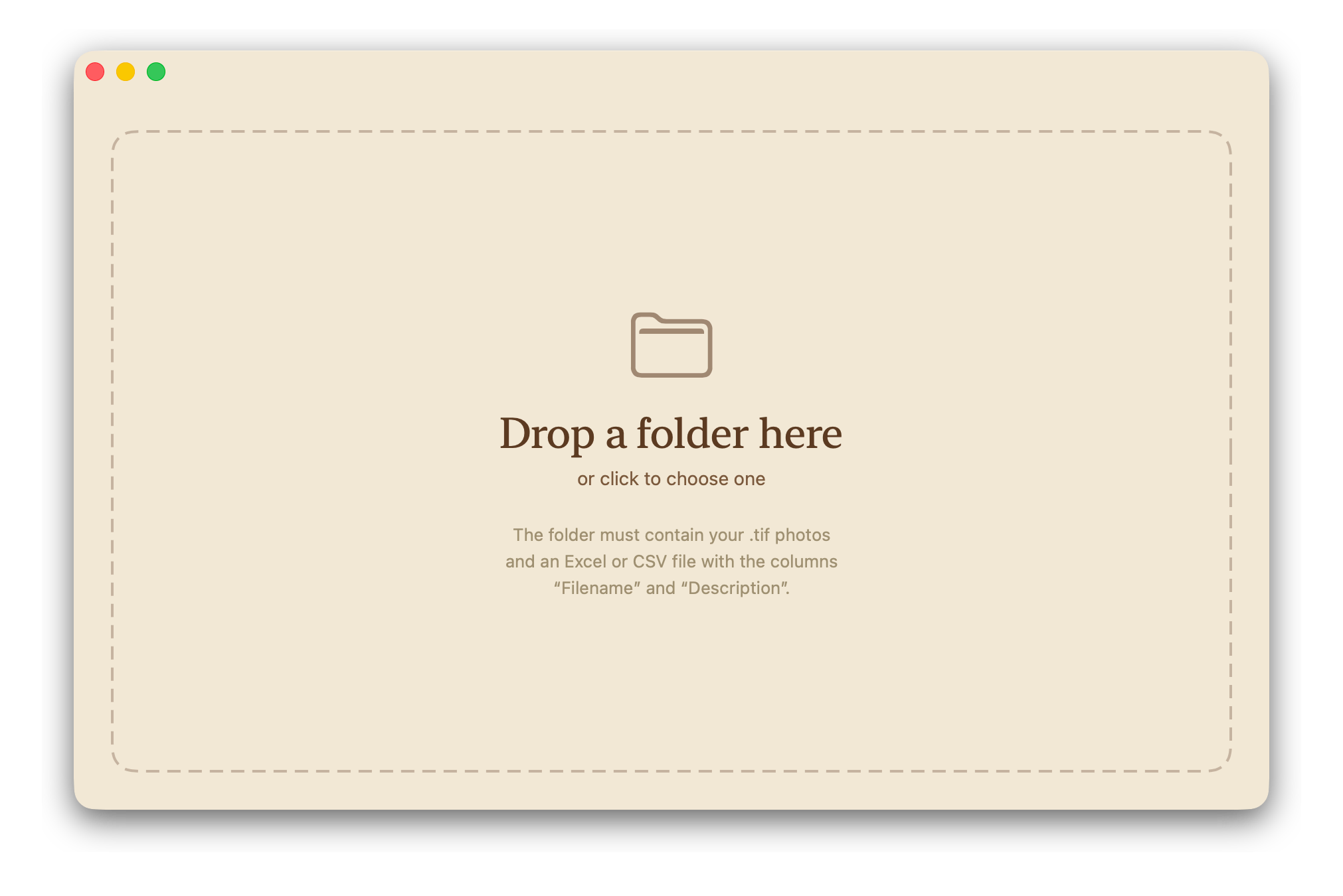 Imprint screenshot